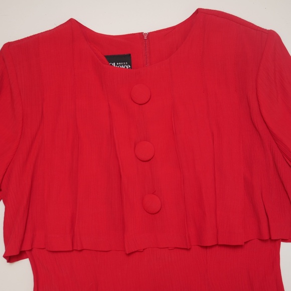 Ms Choice Dress California Red Vintage - Picture 2 of 5